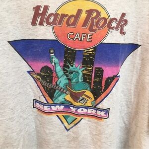 Vintage Hard Rock Cafe New York T-Shirt 90s  XL World Trade Statue Of Liberty